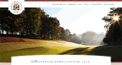 Desktop Screenshot of macgregordowns.org